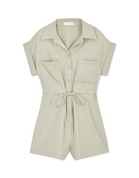 Casual Chic Drawstring Playsuit