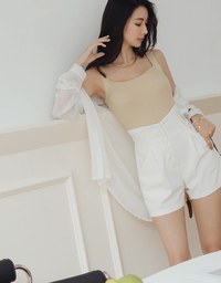 Minimalist Staple Knit Tank Top