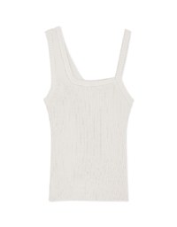 Understated Elegant Asymmetric Knit Tank Top