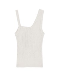 Understated Elegant Asymmetric Knit Tank Top