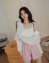 Understated Elegant Asymmetric Knit Tank Top