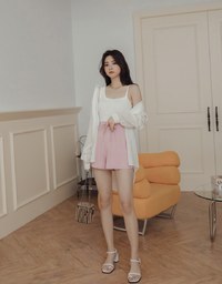 Understated Elegant Asymmetric Knit Tank Top