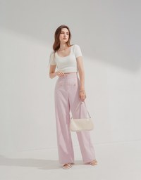 Soft Faux Mink Crop Top