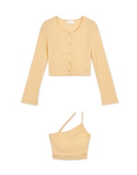 Diagonal Line Two-Piece Top (with padding)