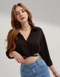 Metal Strap Cropped Top