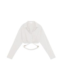 Metal Strap Cropped Top