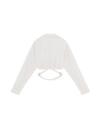 Metal Strap Cropped Top