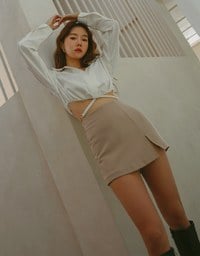 Metal Strap Cropped Top