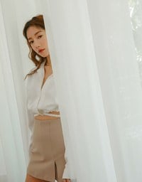Metal Strap Cropped Top