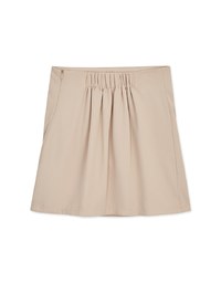 Scratch Detail Slit Skirt