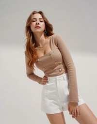 Casual Elastic Shorts