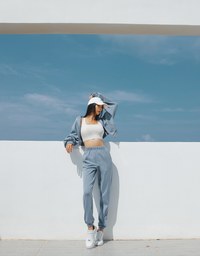 Leggings Pleated Harness Track Trousers