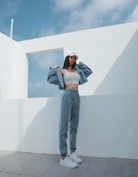 Leggings Pleated Harness Track Trousers