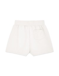 Pleated High Waisted Slim Sports Shorts