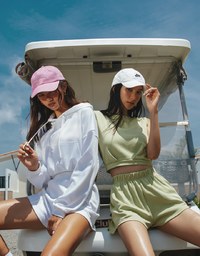 Pleated High Waisted Slim Sports Shorts