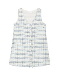 Chic Fringed A-Line Vest Mini Dress