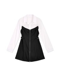 Fake Two Piece Mini Dress