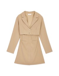 Whimsy Hollow Cut Waist Mini Dress