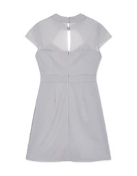 Qipao DRESS Heart Neck Design Slit Mini Cheongsam Dress