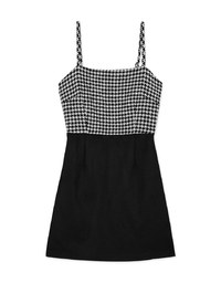 Plaid Vest Mini Dress