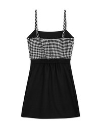 Plaid Vest Mini Dress