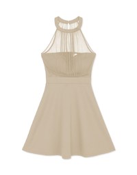 Flared Cami Mini Skirt (With Chest Pad)