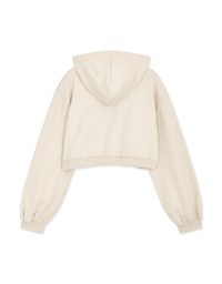 Hooded Zip Crop Track Blazer Jacket
