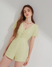Textured Chic Playsuit