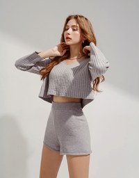 Soft Sloping Knit Set