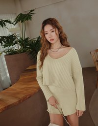 Soft Sloping Knit Set