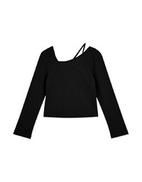 Metallic Link Strap Crop Top