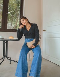 Straight-Grain Crop Top