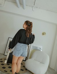 2Way Slit Two-Piece Cropped Top