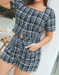 Classic Tweed Elasticated Shorts