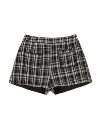 Classic Tweed Elasticated Shorts