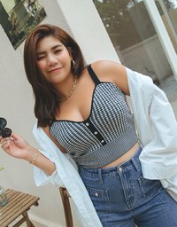 Vintage Gold Buckle Line Denim Jeans Pants