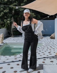 2WAY Tailored Suspender Flare Pants
