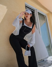 2WAY Tailored Suspender Flare Pants