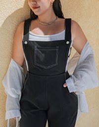 2WAY Tailored Suspender Flare Pants