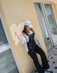 2WAY Tailored Suspender Flare Pants