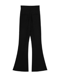 Stark Minimalism High Waisted Flare Pants