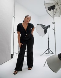 Stark Minimalism High Waisted Flare Pants