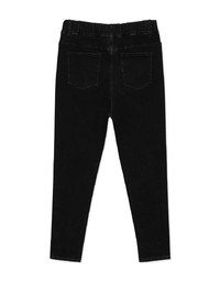Side Buttoned Skinny FIt Denim Jeans Pants