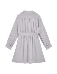 Smart Casual V-Neck Shirt Dress