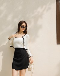 Refined Two Piece Knit Top