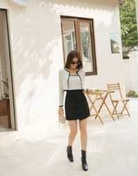 Refined Two Piece Knit Top