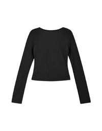 Fake Two Piece Overlap Crop Top
