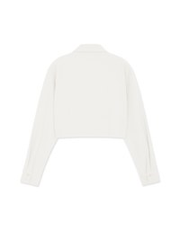 Lapel Double Zipper Crop Top