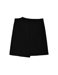 Bias Cut High Waisted Asymmetric Skirt