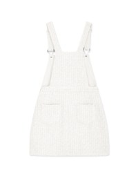 Woven Tweed Suspender Mini Dress